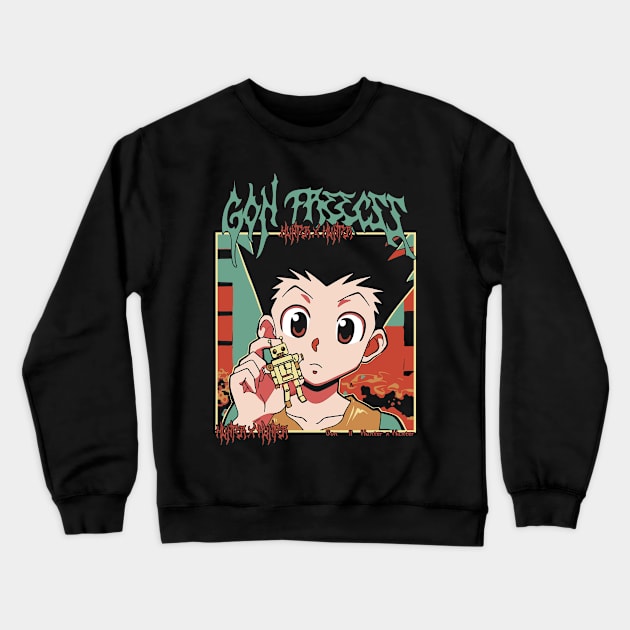 Gon HunterXHunter Crewneck Sweatshirt by hvfdzdecay